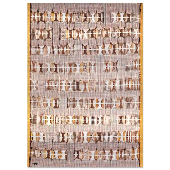 VARIATION ON A THEME 1958 - Anni Albers Brushed Aluminum Print - 70x100 cm / 28x40 inches | Anni Albers Aluminum Print | Anni Albers Prints