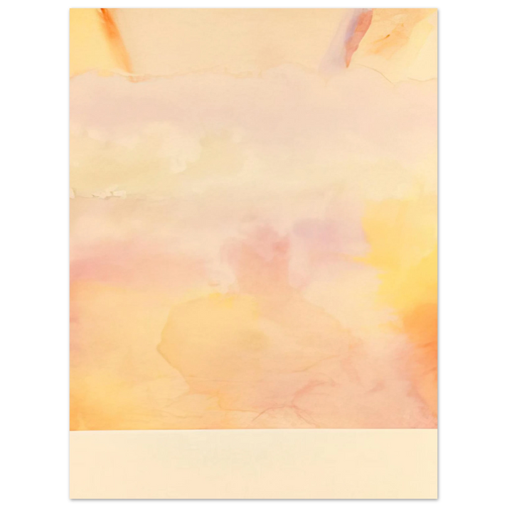 Ronnie Landfield - Pale Dunes - 1970 75x100 cm / 30x40inches Fine Art Poster