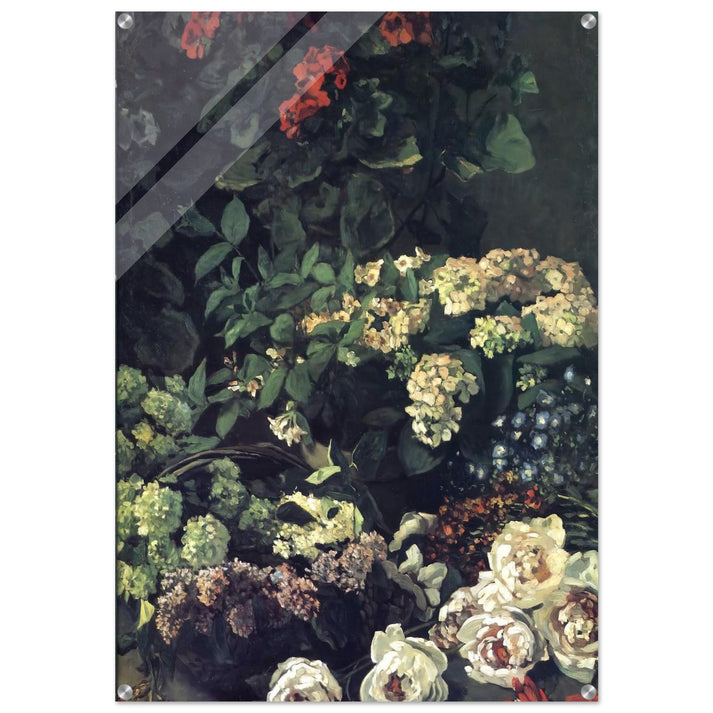 Spring Flowers - claude monet Acrylic Print - 70x100 cm / 28x40″ inches | claude monet Wall Art | claude monet Prints