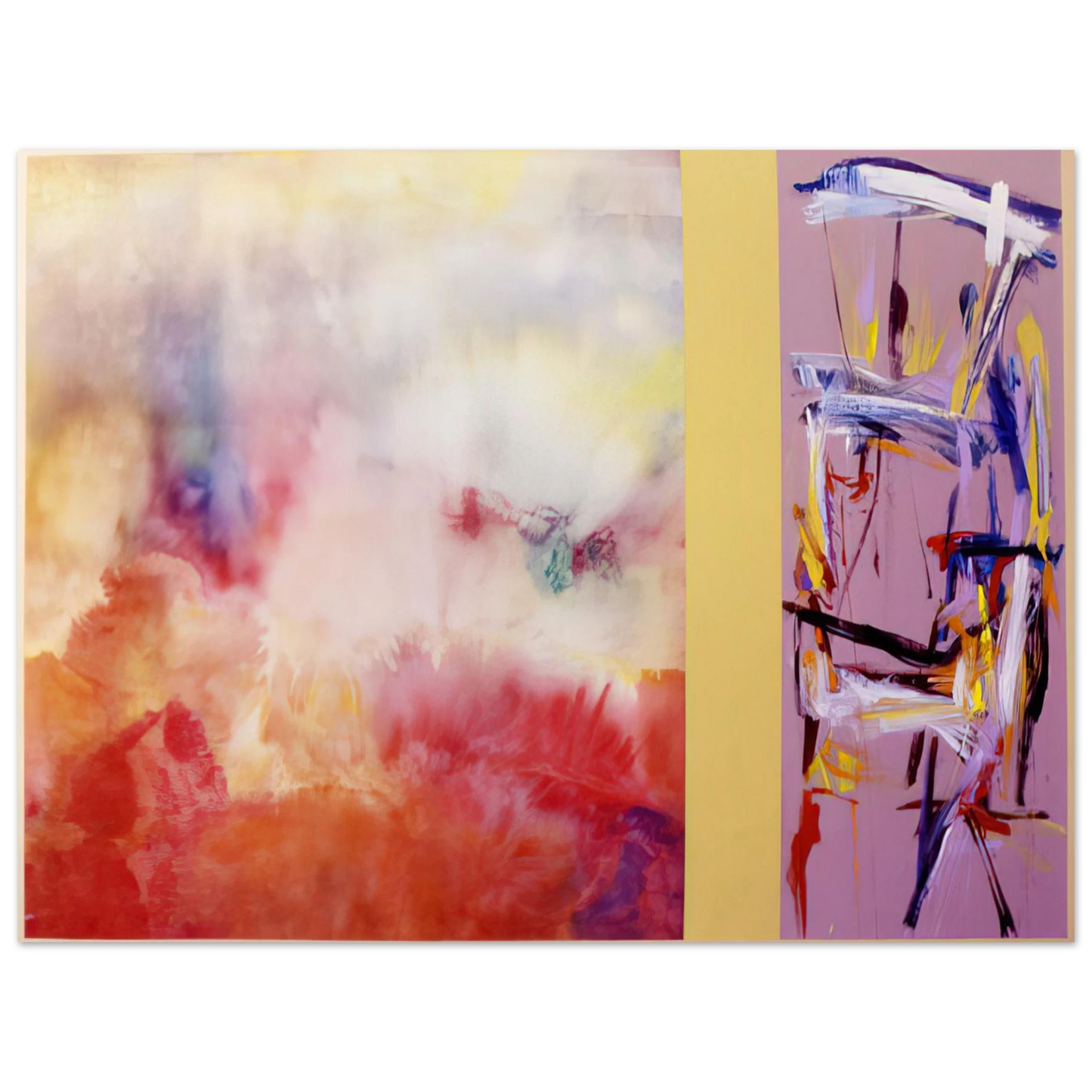 Ronnie Landfield - Ancient Jerusalem - 1992 Fine Art Poster - Default Title