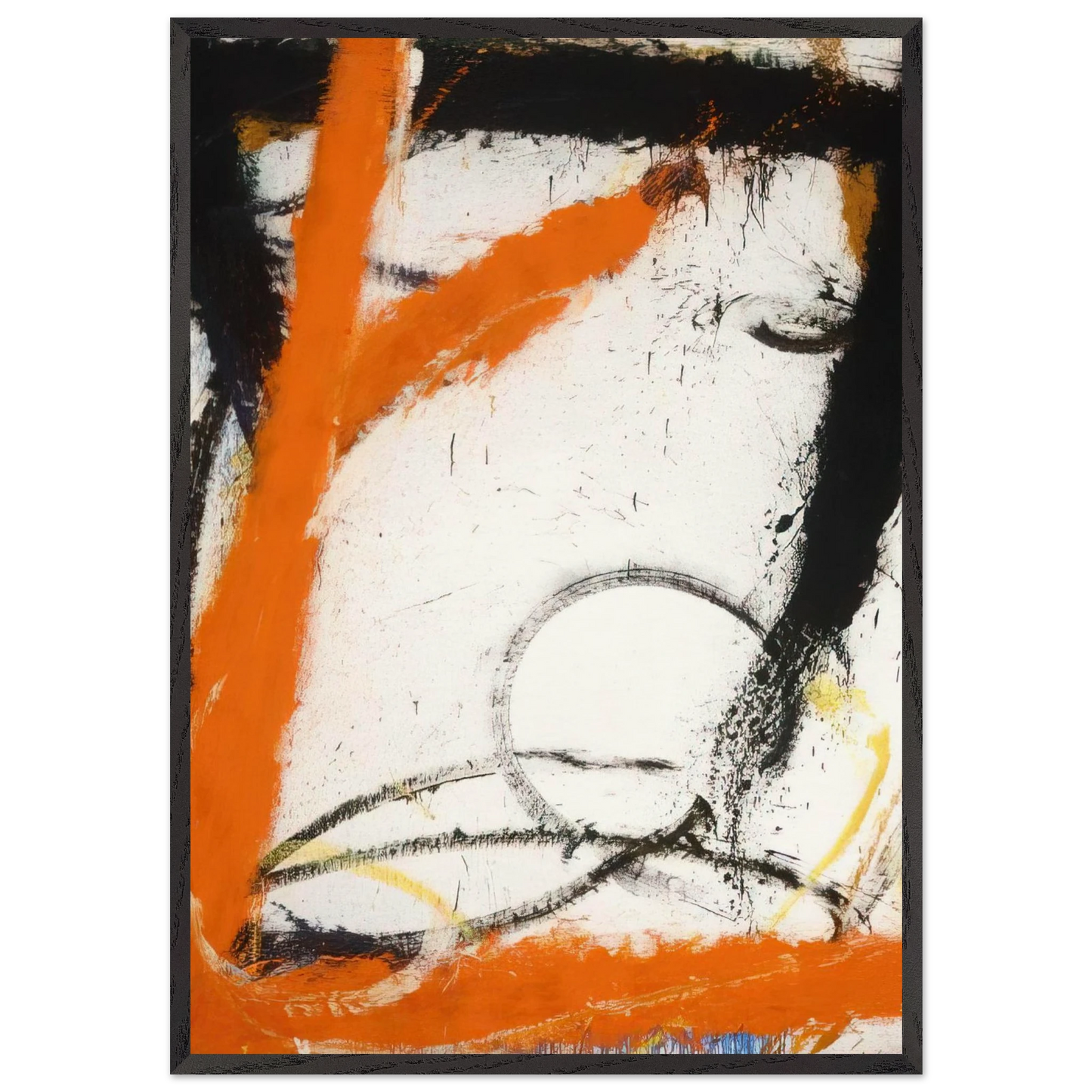 Waterloo - 1965 - Norman Bluhm Framed Art Print – Black Wooden Frame - Default Title - -Framed Art Print