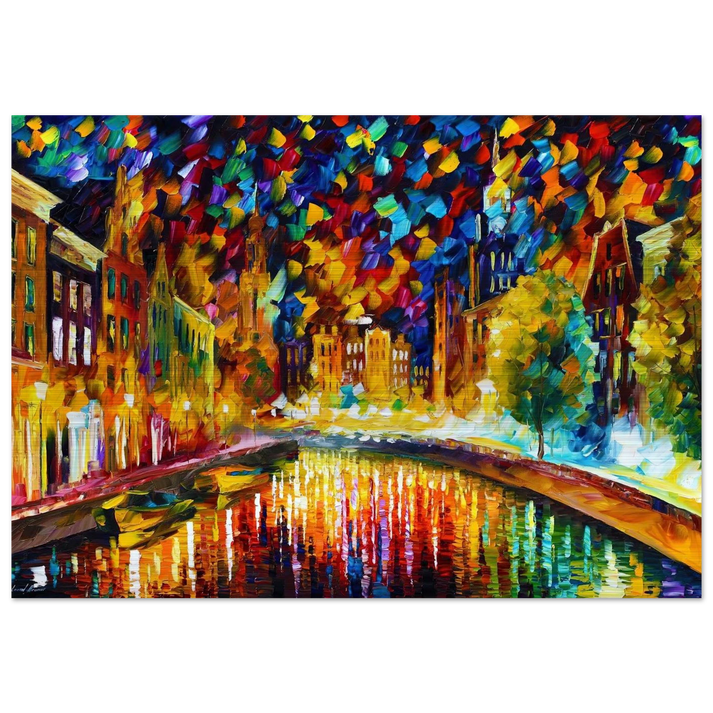 Leonid Afremov - Leonid Afremov Brushed Aluminum Print - 70x100 cm / 28x40 inches | Leonid Afremov Aluminum Print | Leonid Afremov Prints