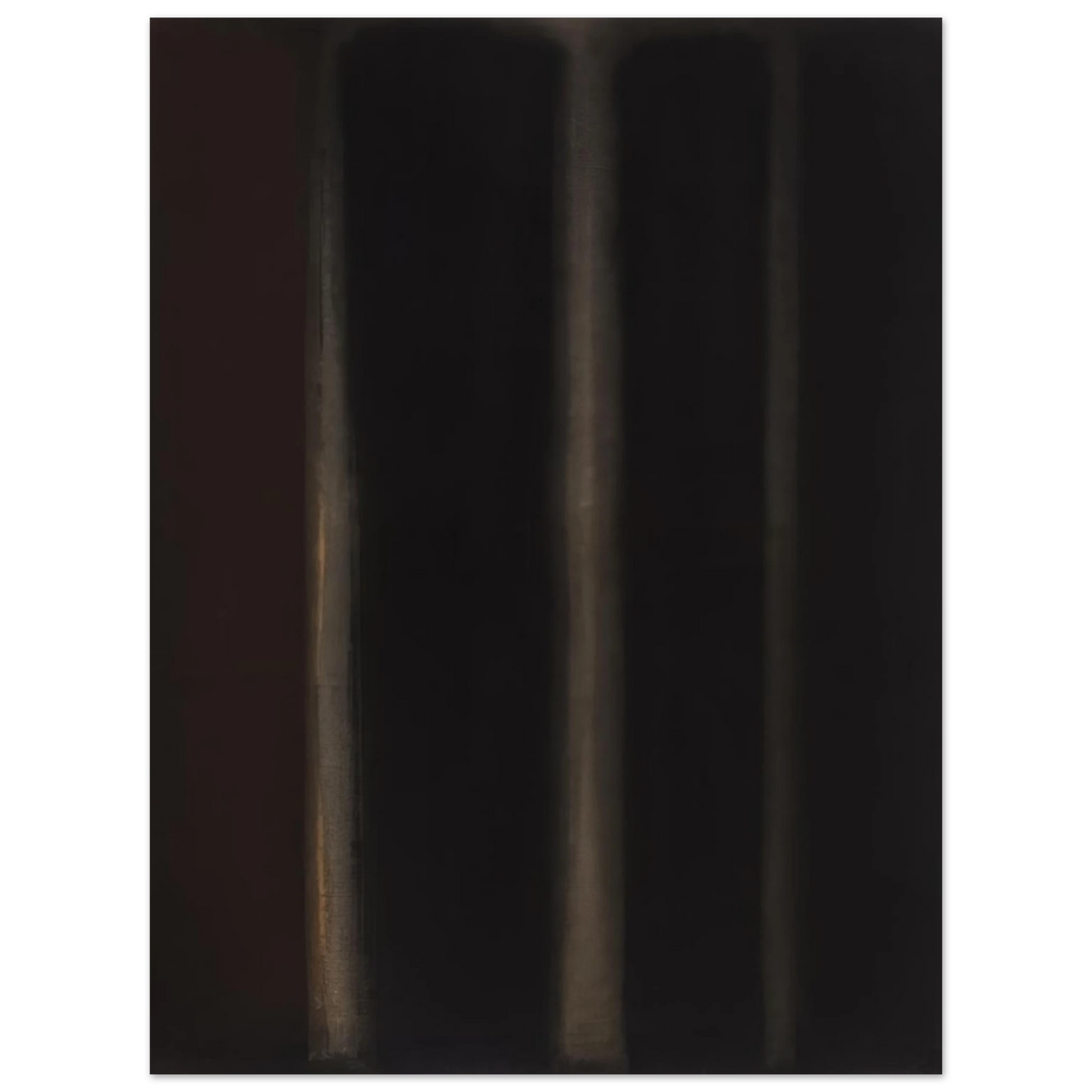 Yun Hyong-keun - Umber Black - 1974 Fine Art Poster - Default Title