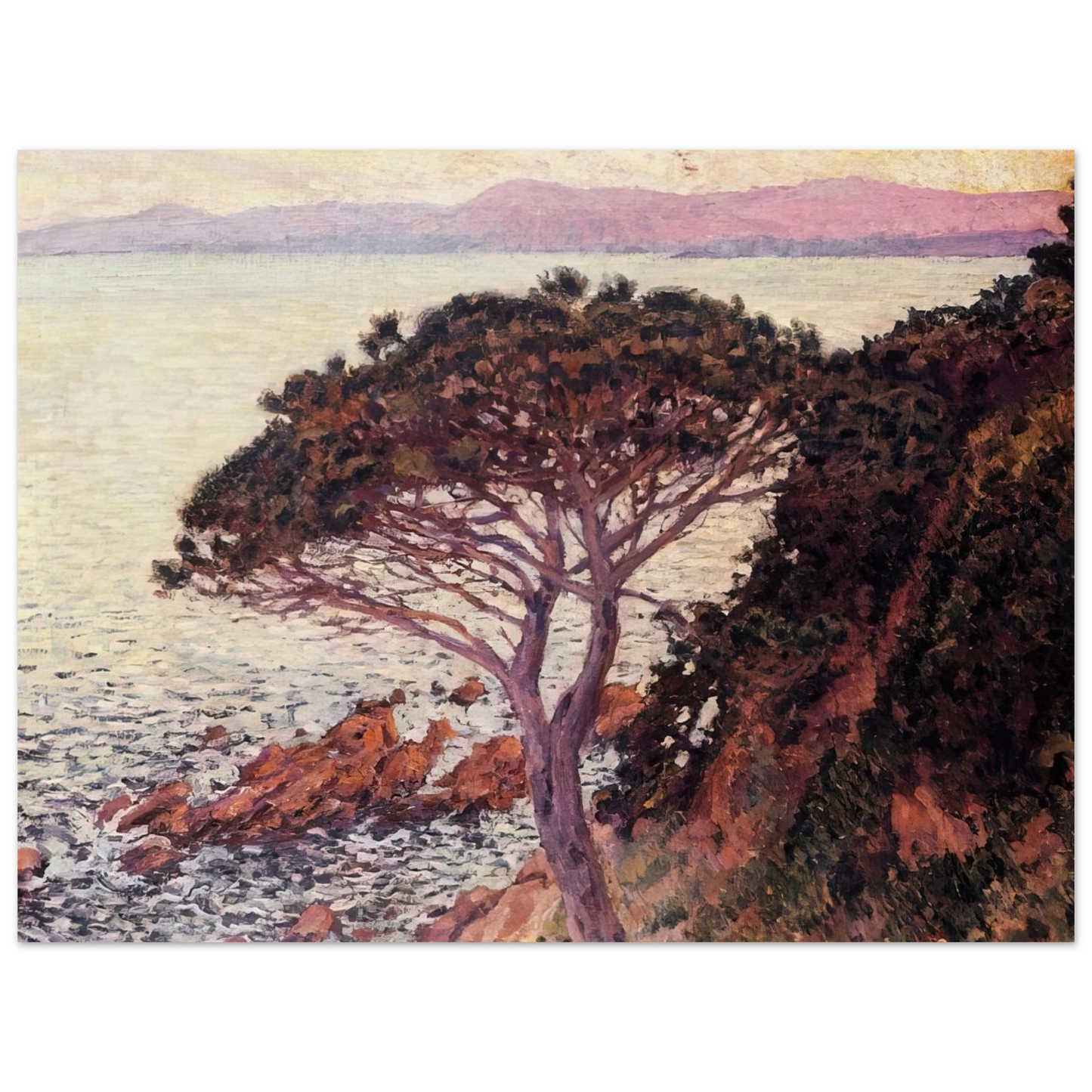 Theo van Rysselberghe - SUNSET 1916 Fine Art Poster - Default Title