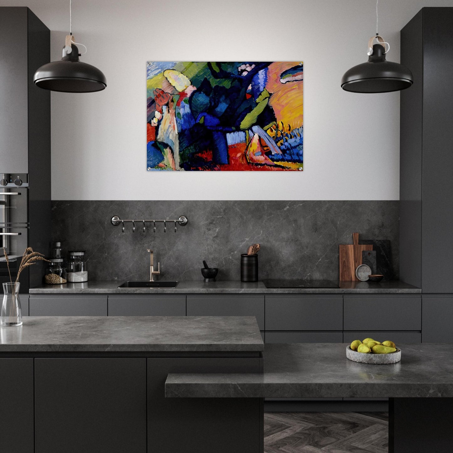 IMPROVISATION 4 1909 - Wassily Kandinsky Acrylic Print - 70x100 cm / 28x40″ inches