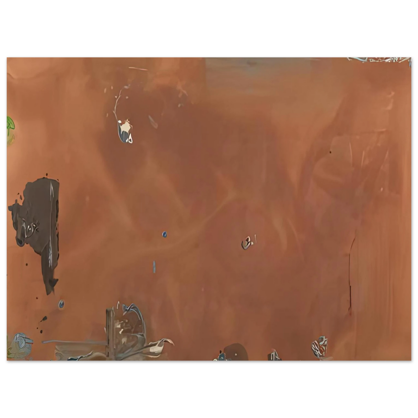 Helen Frankenthaler - Into October, 1983- Wall Art - 21x29.7 cm / 8x12" - Fine Art Poster - -