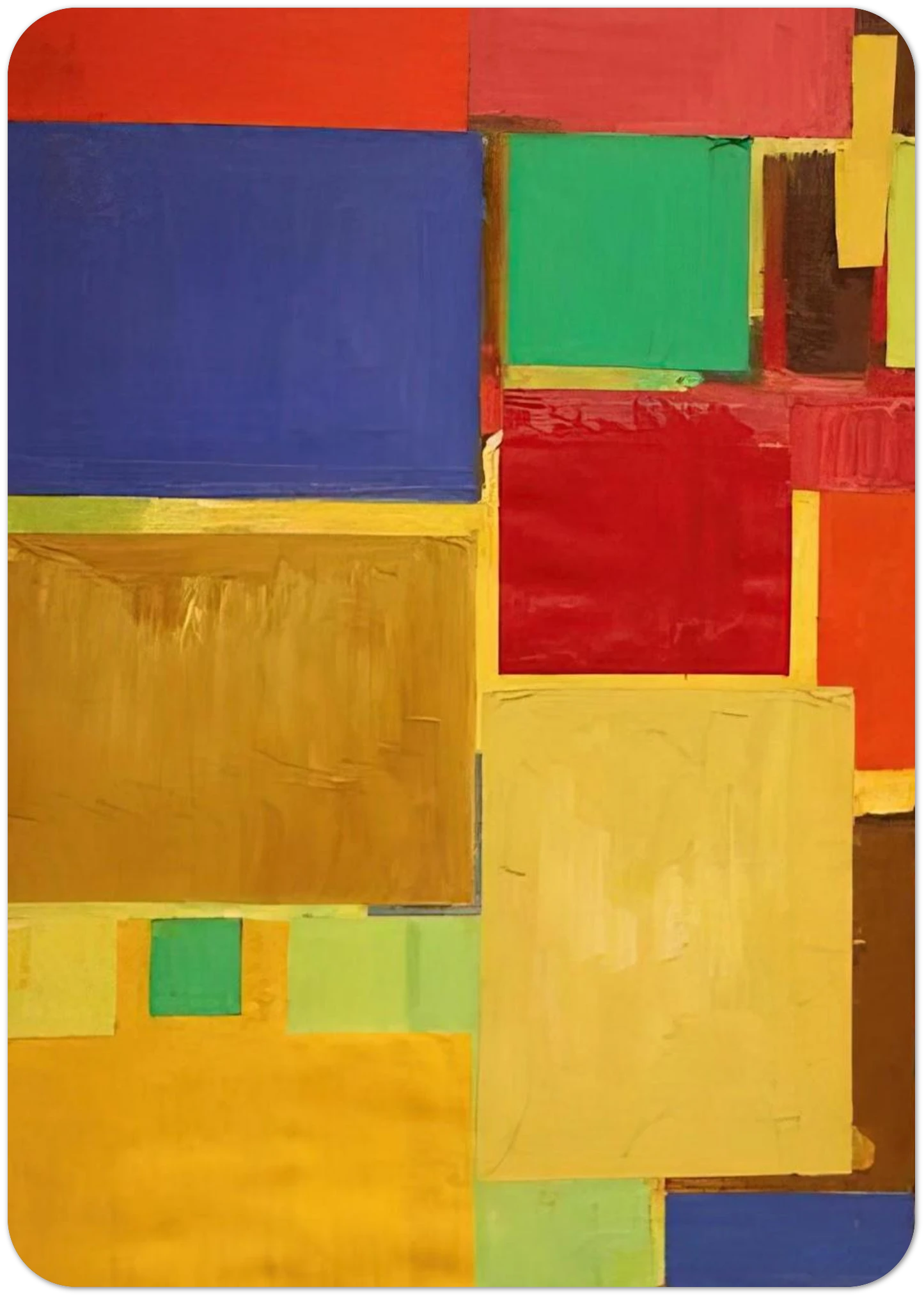 Cathedral By Hans Hofmann Pack of 10 Post Cards | Hans Hofmann Post Cards | A6 (10.5 x 14.8 cm) - 4.1 x 5.8 inches