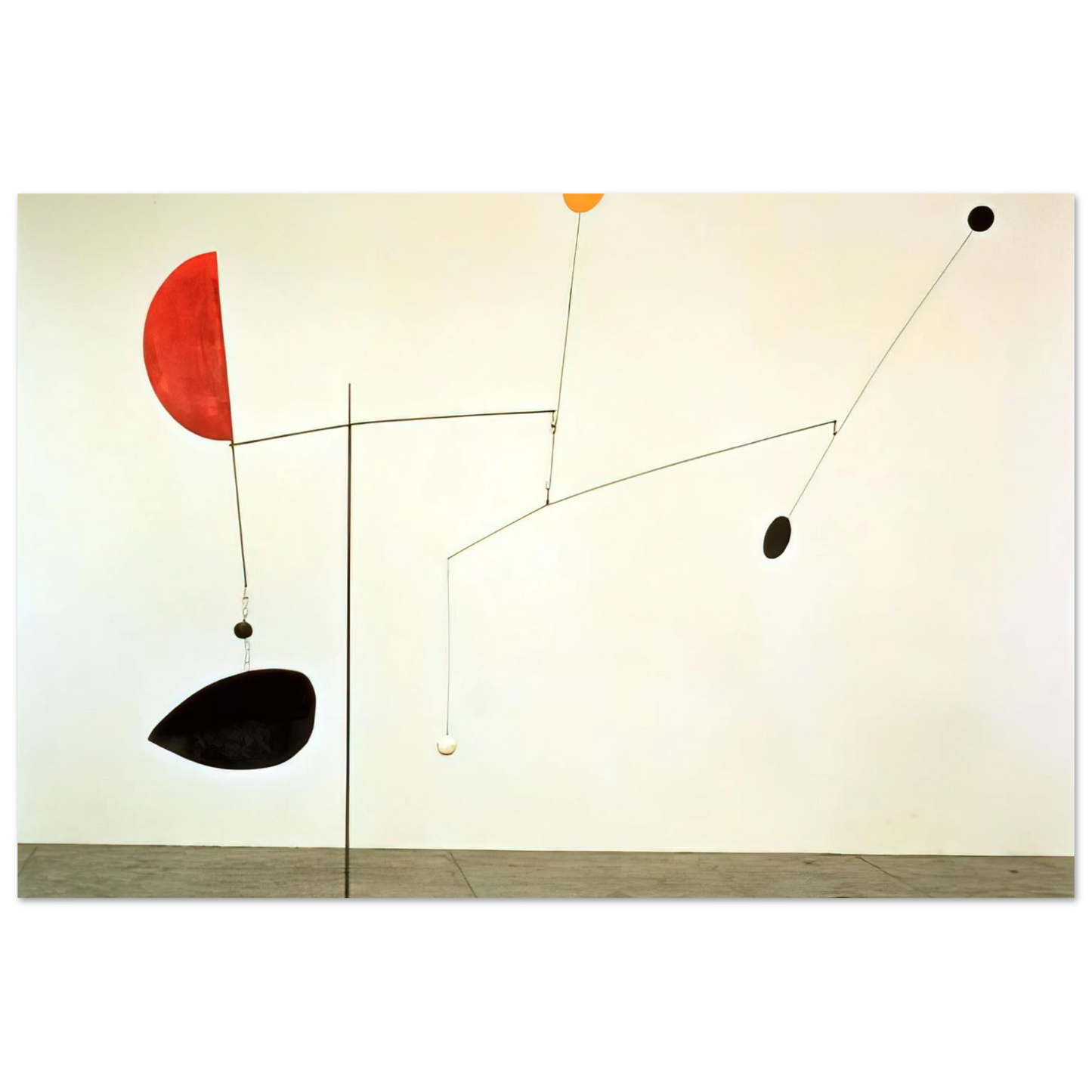 Alexander Calder - STEEL FISH 1934 Fine Art Poster - 40x60 cm / 16x24 inches