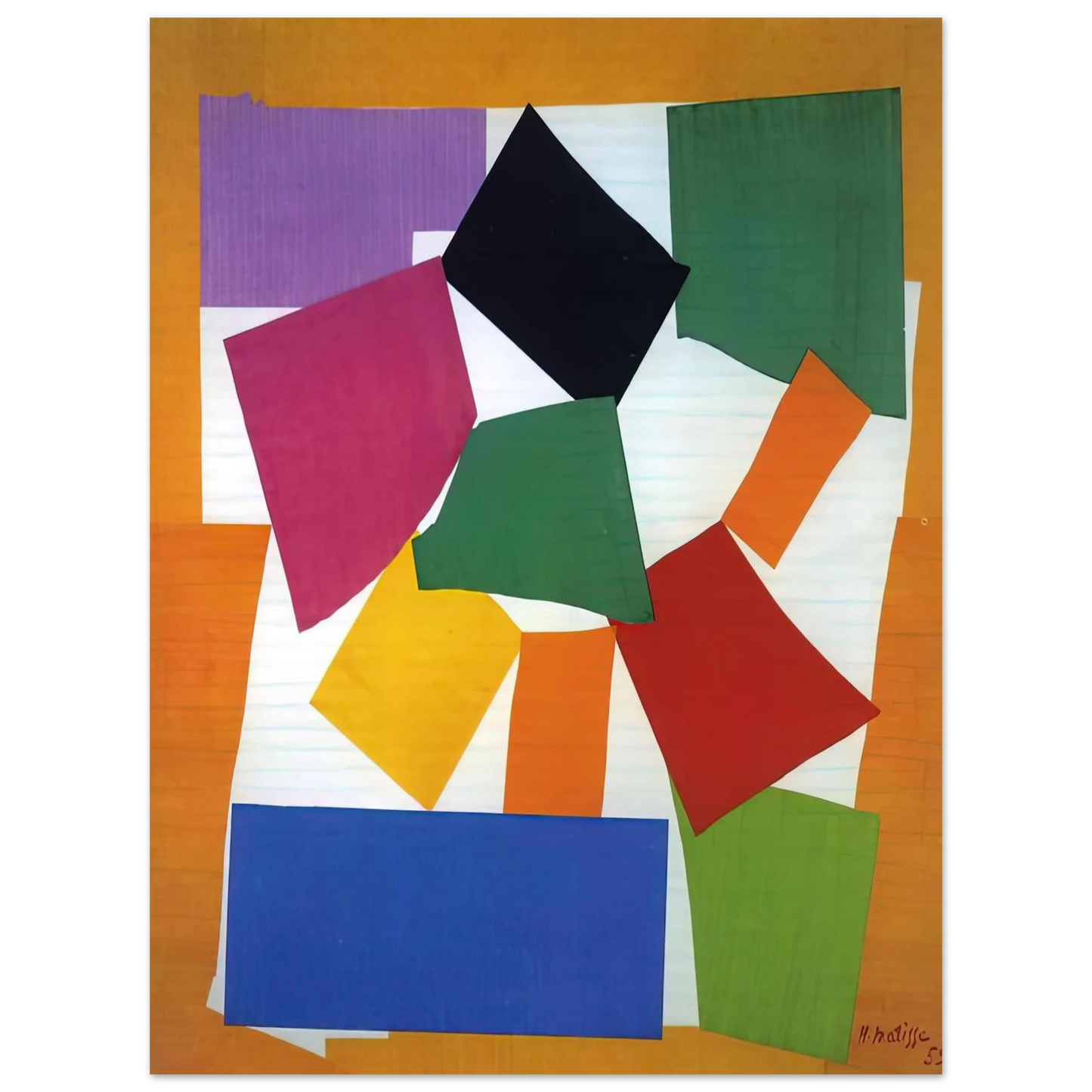 Henri Matisse - THE SNAIL 1953 Fine Art Poster - Default Title