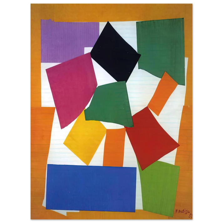Henri Matisse - THE SNAIL 1953 75x100 cm / 30x40inches Fine Art Poster