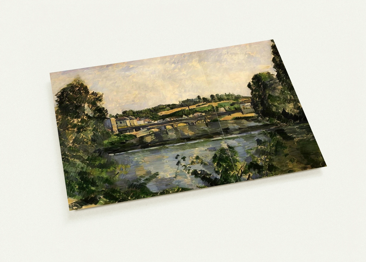 Bridge and Waterfall at Pontoise By Paul Cézanne Pack of 10 Post Cards | Paul Cézanne Post Cards | A6 (10.5 x 14.8 cm) - 4.1 x 5.8 inches
