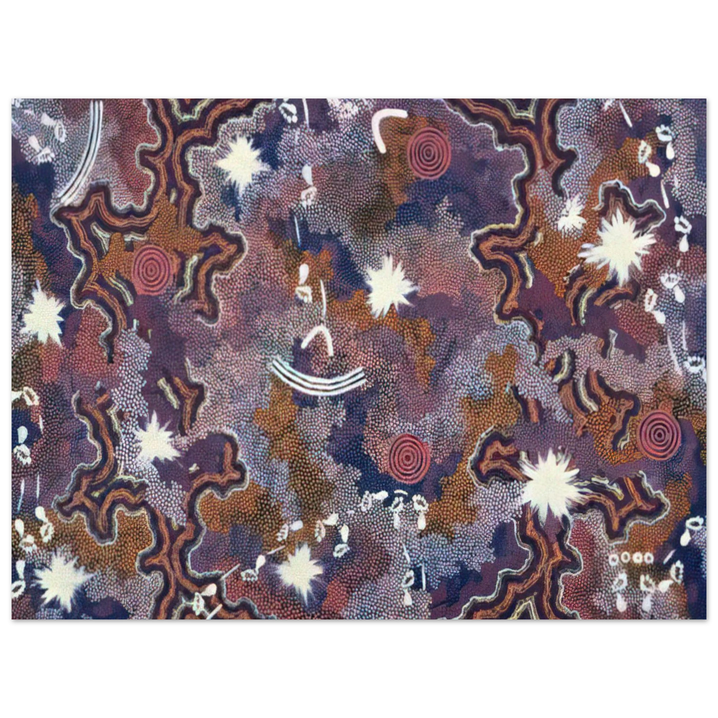 Clifford Possum Tjapaltjarri - Ngarlu - 1994 Fine Art Poster - Default Title