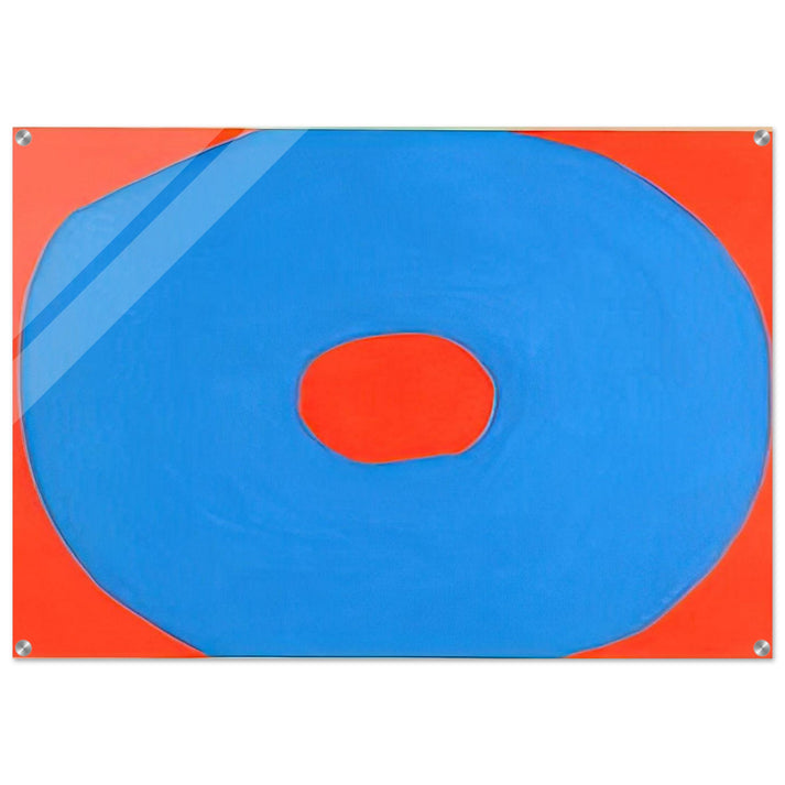 Circle - 1971 - Jiro Yoshihara Acrylic Print - 70x100 cm / 28x40″ inches