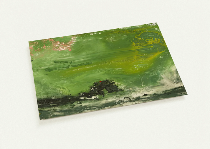 Overture, 1992- By Helen Frankenthaler Pack of 10 Post Cards | Helen Frankenthaler Post Cards | A6 (10.5 x 14.8 cm) - 4.1 x 5.8 inches