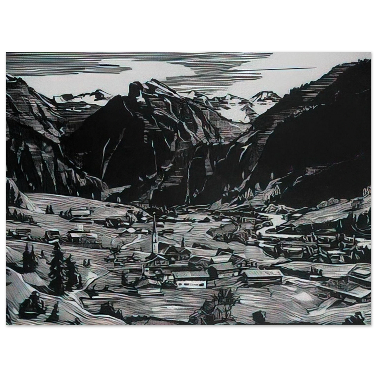 Konrad Zuse - Hinterstein - Expressionism Fine Art Poster - Default Title