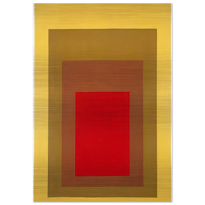 HOMAGE TO THE SQUARE 1967 1 - Josef Albers Brushed Aluminum Print - 70x100 cm / 28x40 inches | Josef Albers Aluminum Print | Josef Albers Prints