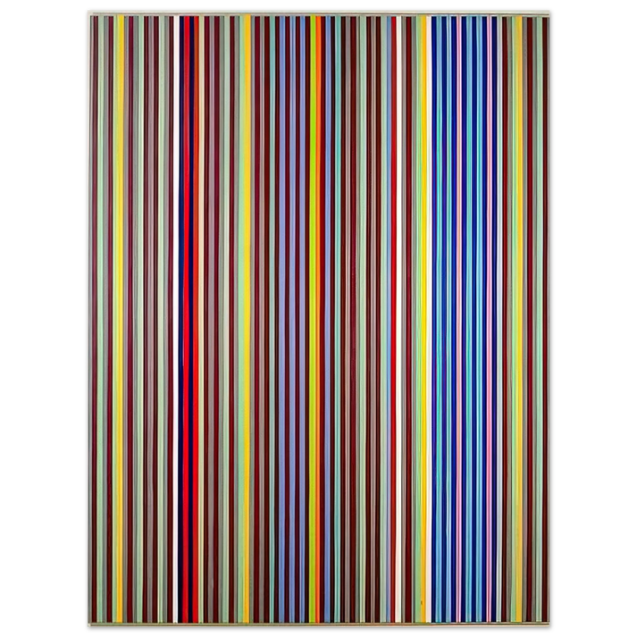 Gene Davis - Untitled P280 - 1967 75x100 cm / 30x40inches Fine Art Poster