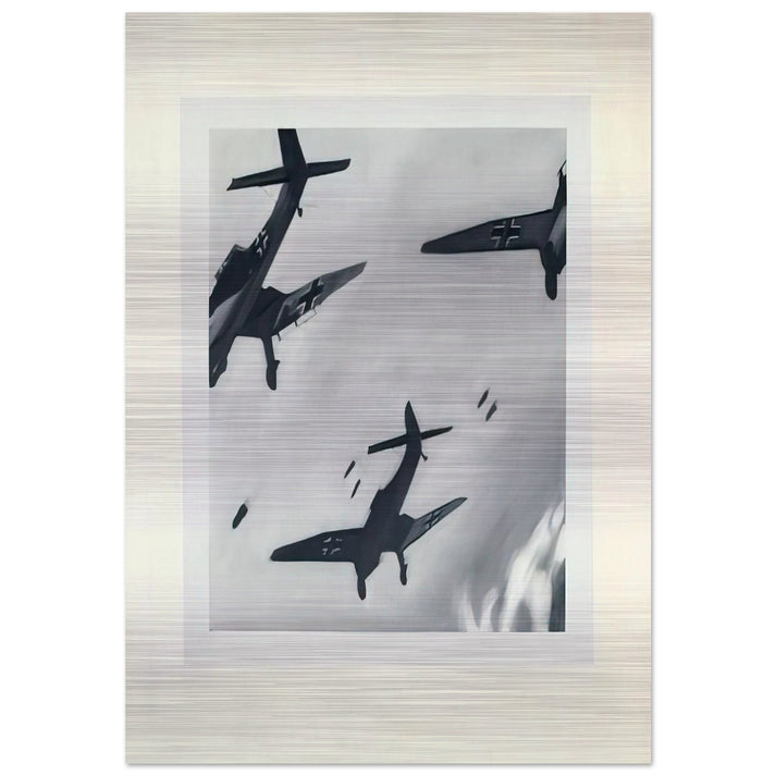 STUKAS 1964 - Gerhard Richter Brushed Aluminum Print - 70x100 cm / 28x40 inches | Gerhard Richter Aluminum Print | Gerhard Richter Prints