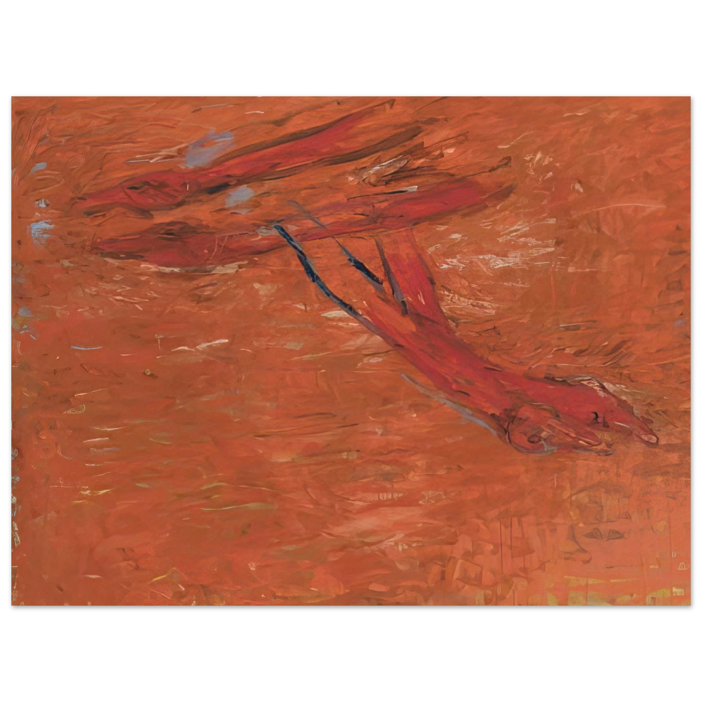 Susan Rothenberg - AUGUST 17TH 1998 Fine Art Poster - Default Title