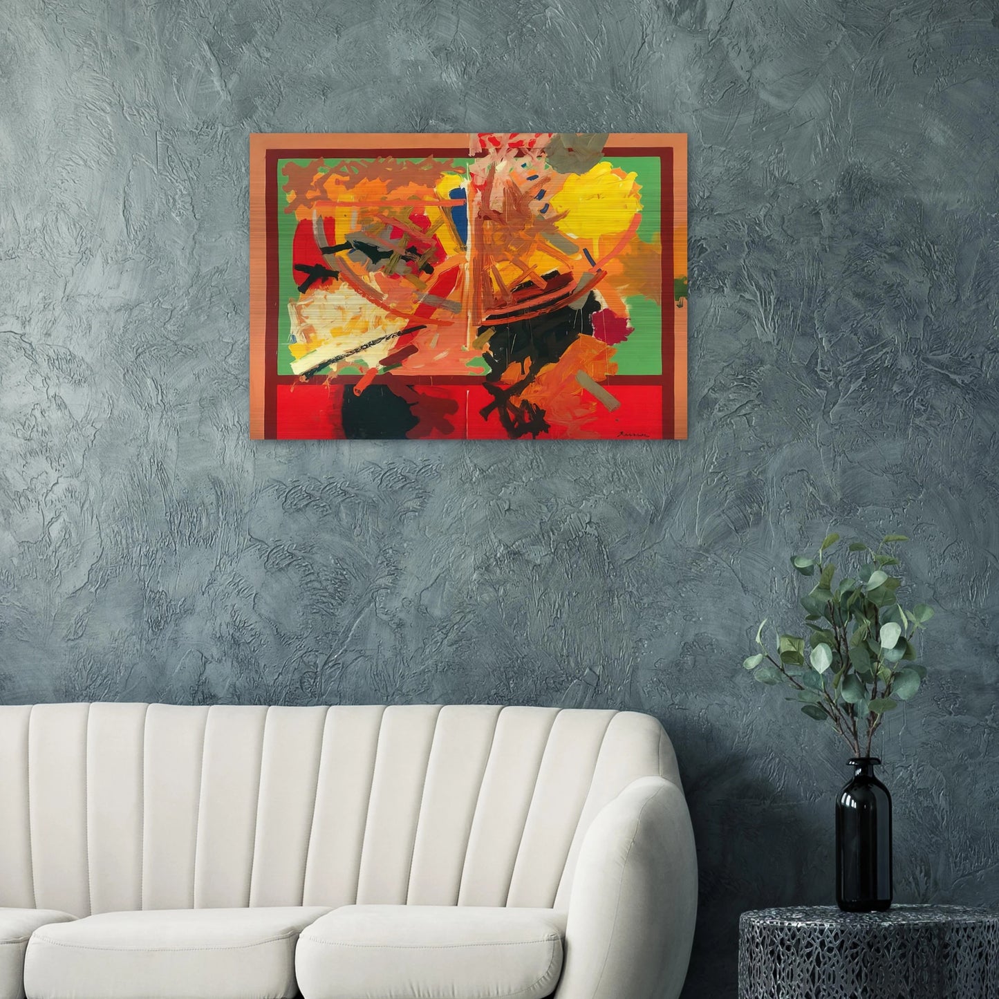 Greenock - 1958 - John Ferren Brushed Aluminum Print - 70x100 cm / 28x40 inches | John Ferren Aluminum Print | John Ferren Prints