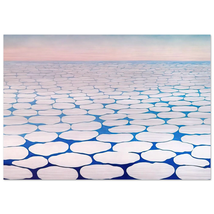 Sky above clouds III - Georgia O'Keeffe Brushed Aluminum Print - 70x100 cm / 28x40 inches | Georgia O'Keeffe Aluminum Print | Georgia O'Keeffe Prints
