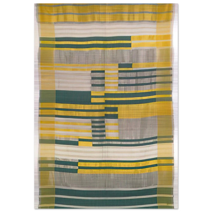 WALL HANGING 1925 - Anni Albers Brushed Aluminum Print - 70x100 cm / 28x40 inches | Anni Albers Aluminum Print | Anni Albers Prints