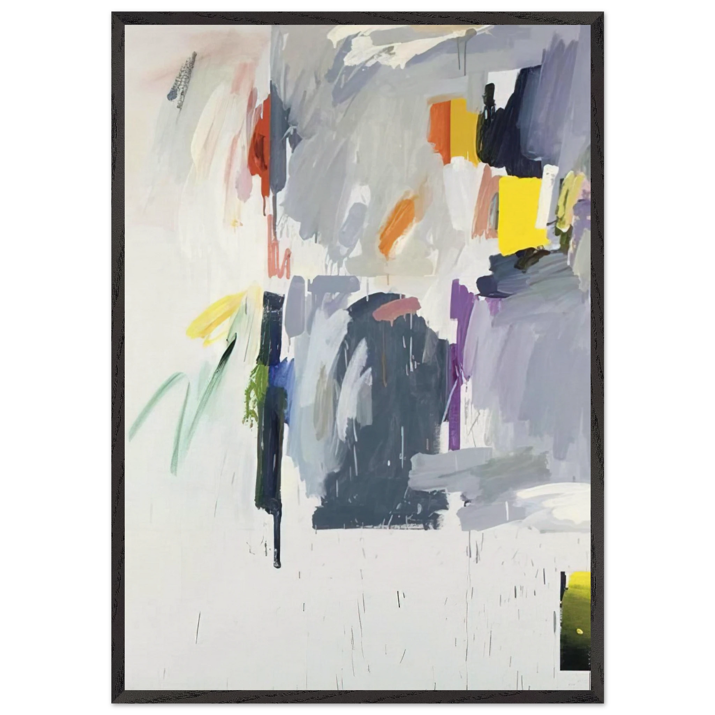 Chock Full O Nuts - 1975 - Mark Lancaster Framed Art Print – Black Wooden Frame - Default Title - -Framed Art Print