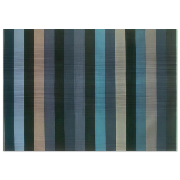 Moroccan Midnight - 1984 - Gene Davis Brushed Aluminum Print - 70x100 cm / 28x40 inches | Gene Davis Aluminum Print | Gene Davis Prints