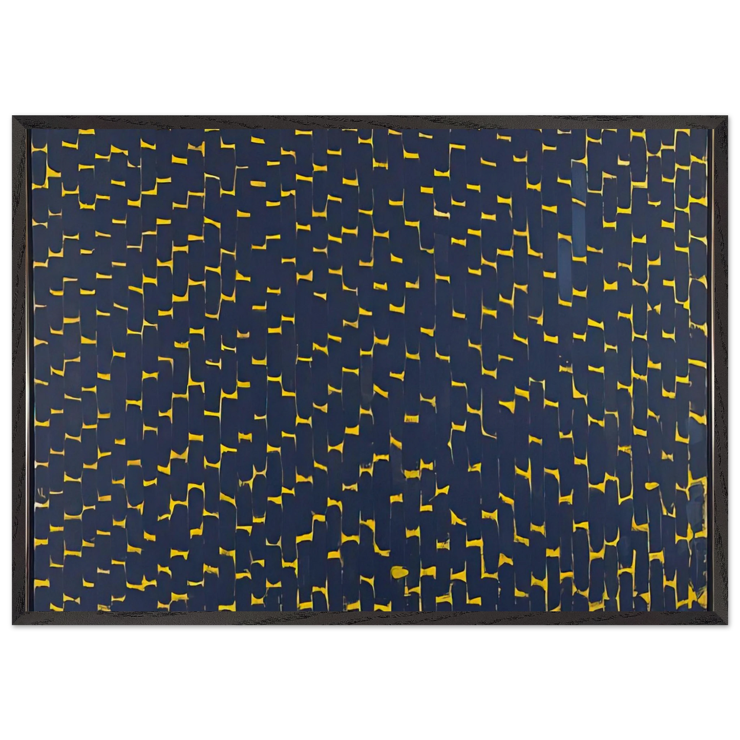 LATE NIGHT REFLECTIONS 1972 - Alma Woodsey Thomas Framed Art Print – Black Wooden Frame - Default Title - -Framed Art Print