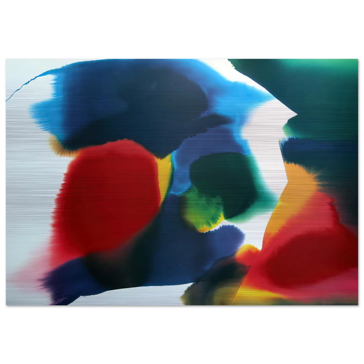 Phenomena Sherman Vortex - 1991 - Paul Jenkins Brushed Aluminum Print - 70x100 cm / 28x40 inches | Paul Jenkins Aluminum Print | Paul Jenkins Prints