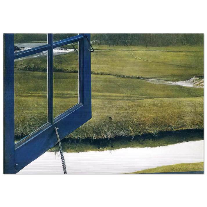 LOVE IN THE AFTERNOON - Andrew Wyeth Brushed Aluminum Print - 70x100 cm / 28x40 inches | Andrew Wyeth Aluminum Print | Andrew Wyeth Prints