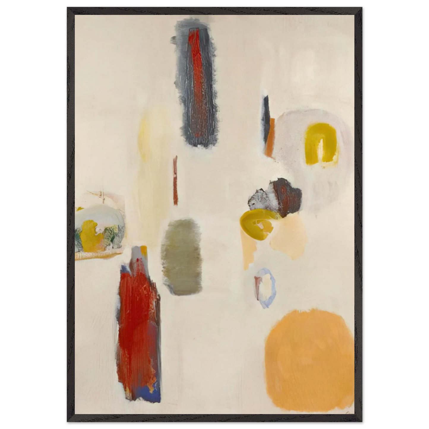 Ski - 1952 - John Ferren Framed Art Print – Black Wooden Frame - Default Title - -Framed Art Print