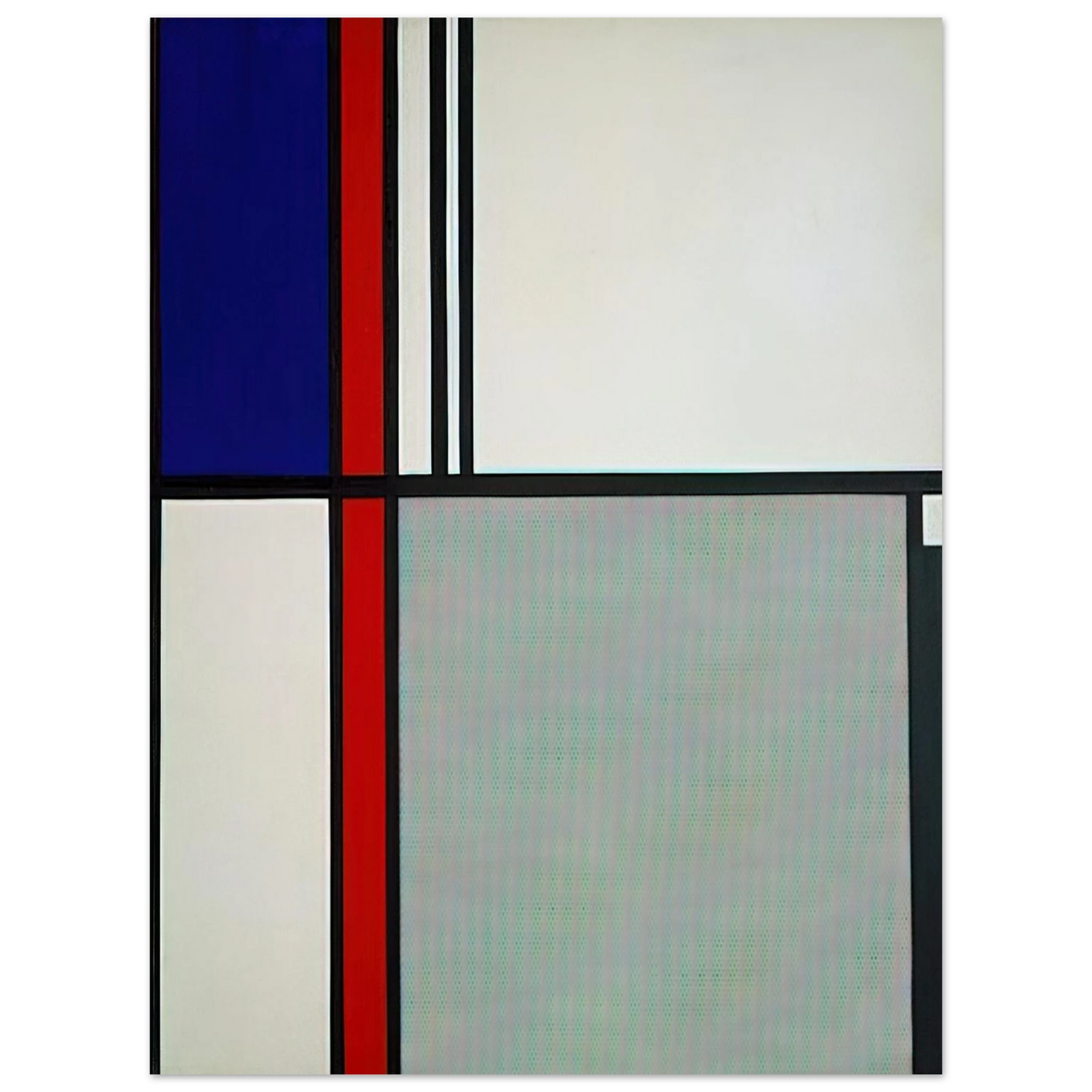 Roy Lichtenstein - NONOBJECTIVE II 1964 Fine Art Poster - Default Title
