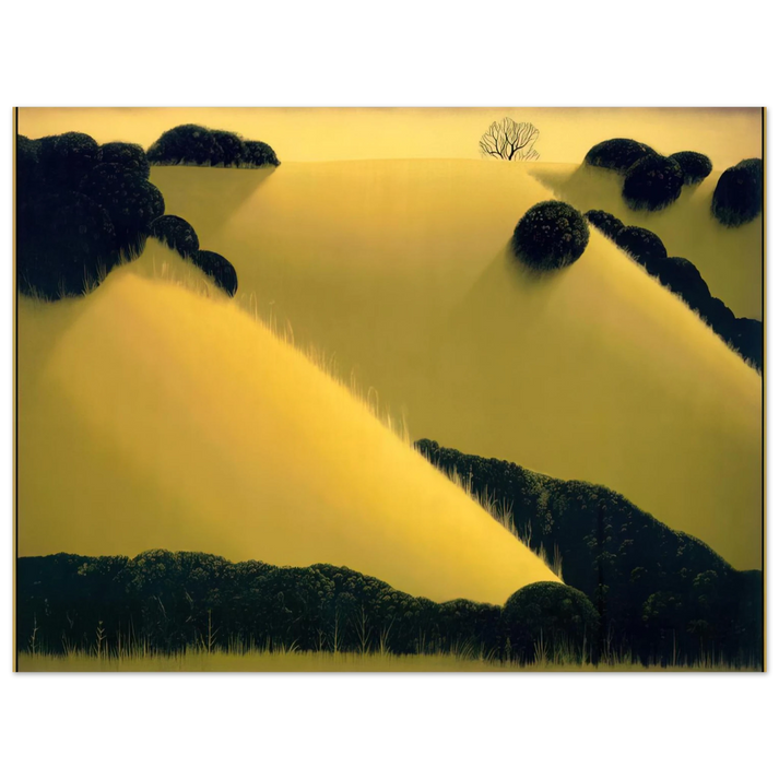 Eyvind Earle - Golden Hills 75x100 cm / 30x40inches Fine Art Poster