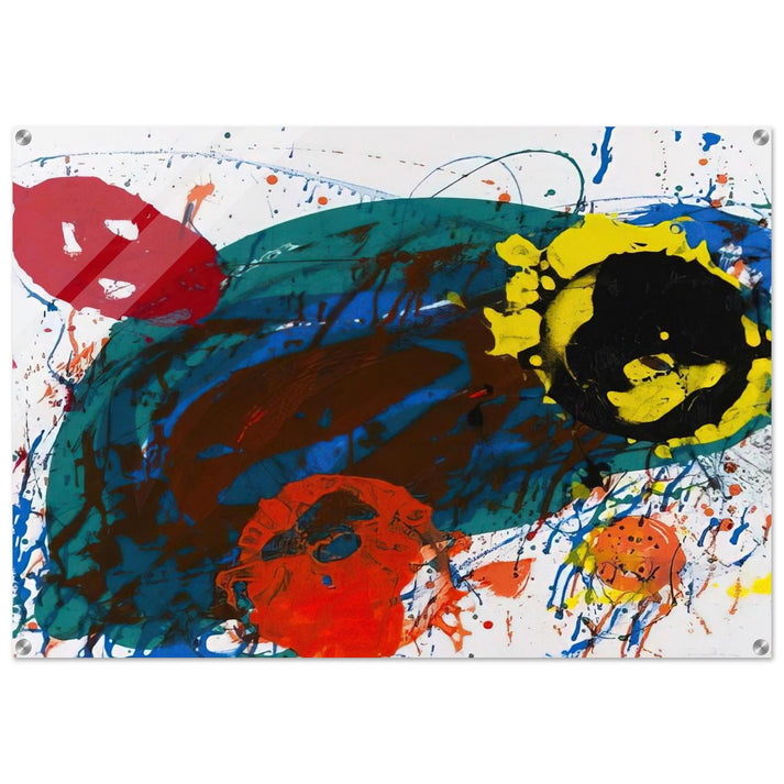 For Thirteen SFS-335 - Sam Francis Acrylic Print - 70x100 cm / 28x40″ inches