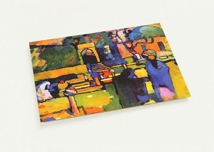 ARABS I CEMETERY 1909 By Wassily Kandinsky Pack of 10 Post Cards | Wassily Kandinsky Post Cards | A6 (10.5 x 14.8 cm) - 4.1 x 5.8 inches