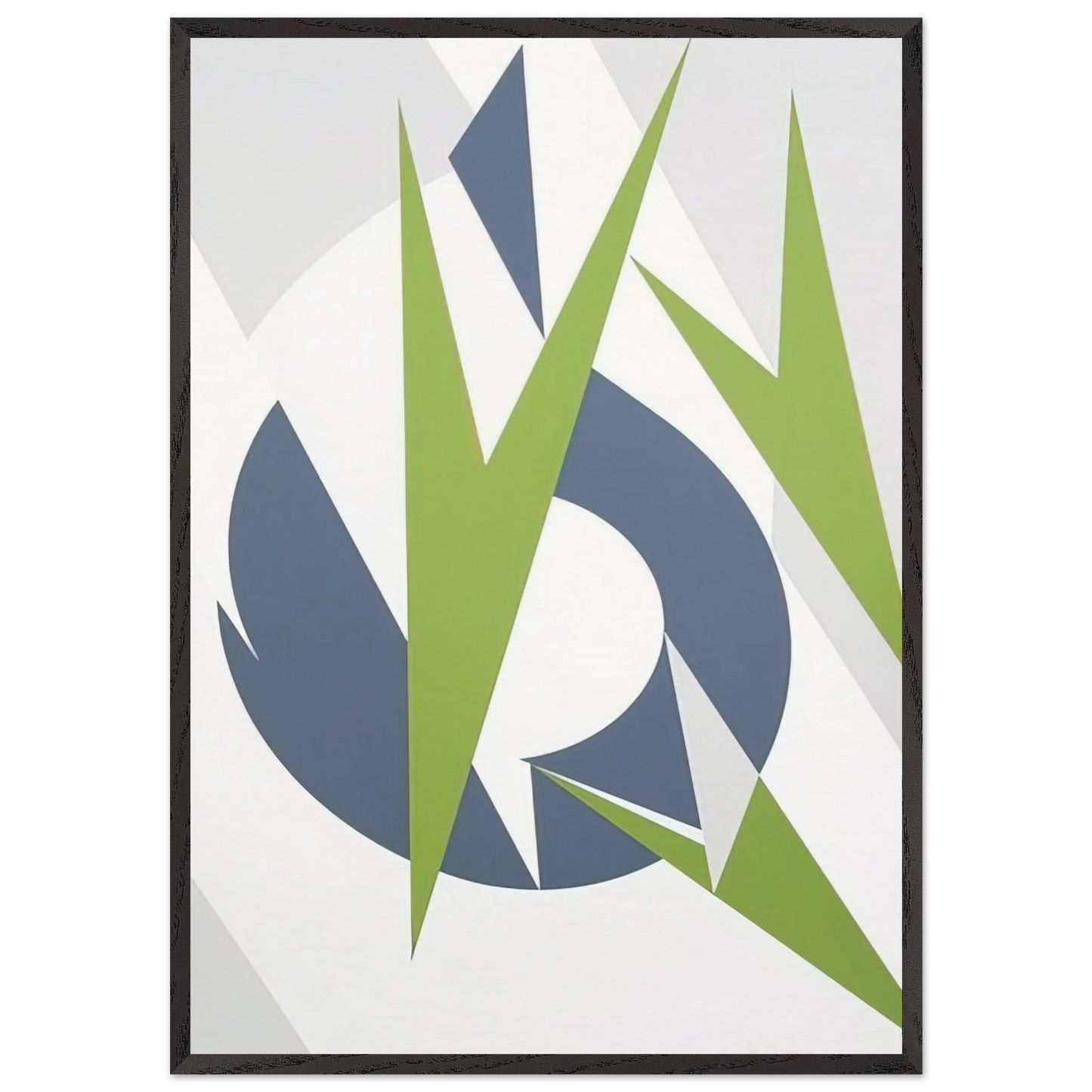 Embrace - Lee Krasner 70x100 cm / 28x40 inches Framed Art Print – Black Wooden Frame