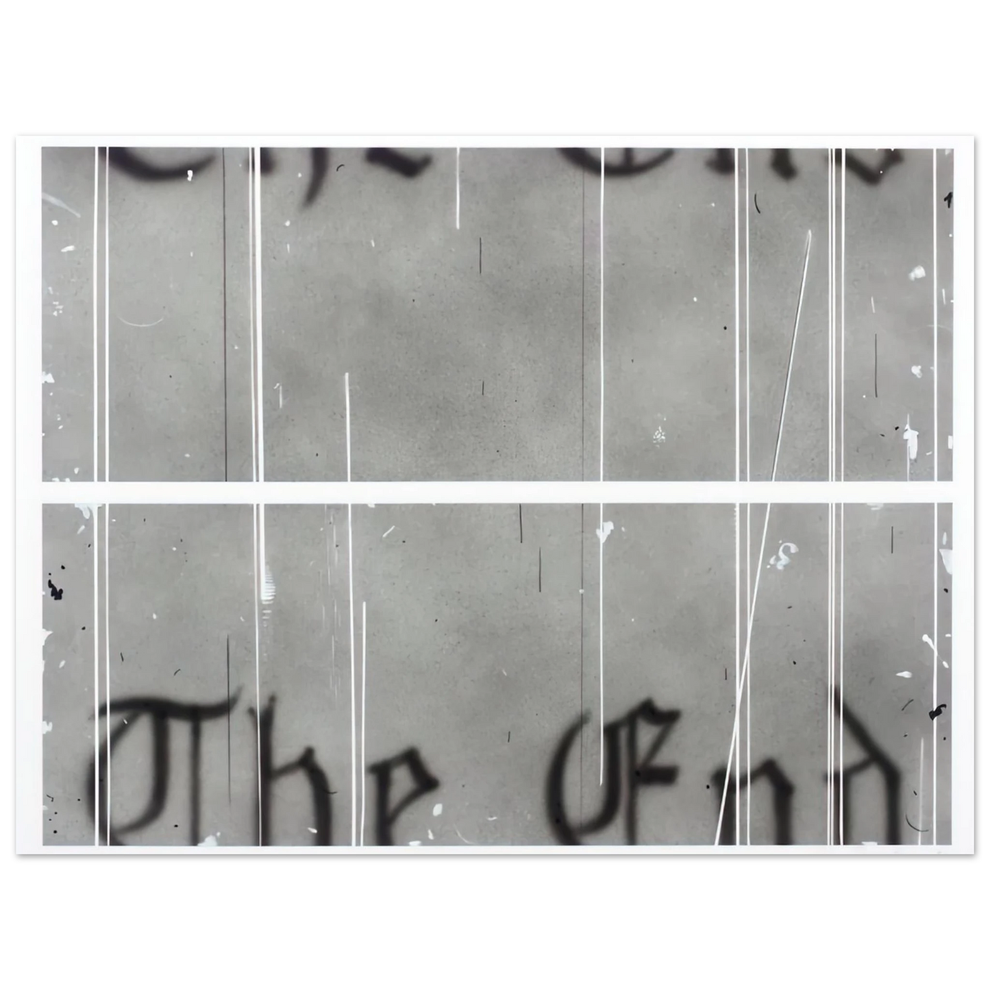 Edward Ruscha - THE END 1 1993 Fine Art Poster - Default Title