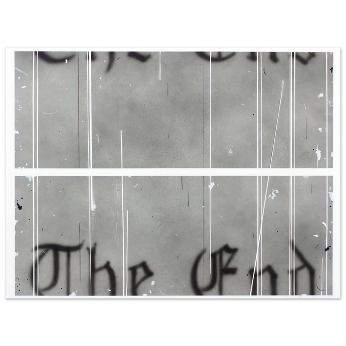 Edward Ruscha - THE END 1 1993 75x100 cm / 30x40inches Fine Art Poster