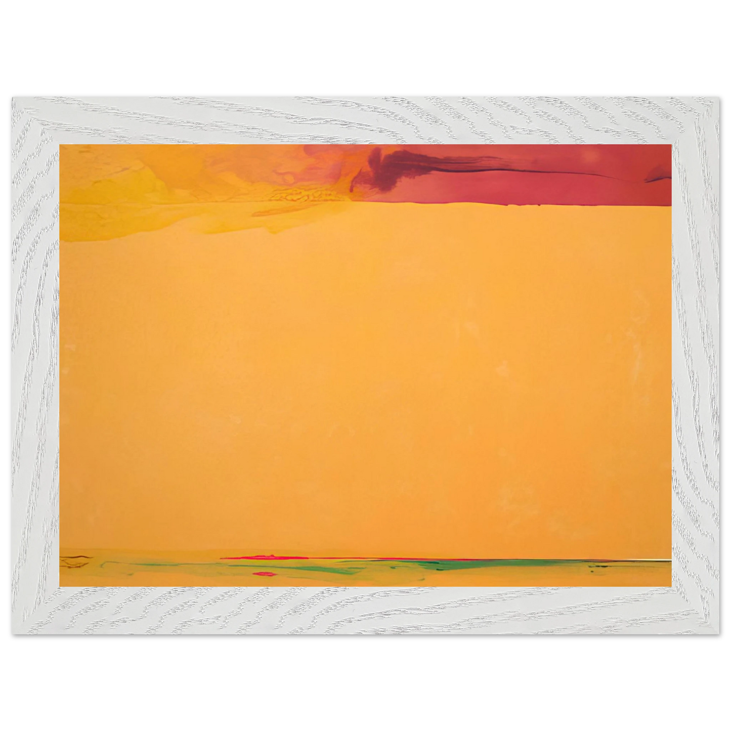 Helen Frankenthaler - Southern Exposure - 2005 Wall art - A2 (42 x 59.4 cm) - Premium Wooden Framed Poster With Fine Art Paper - Black frame