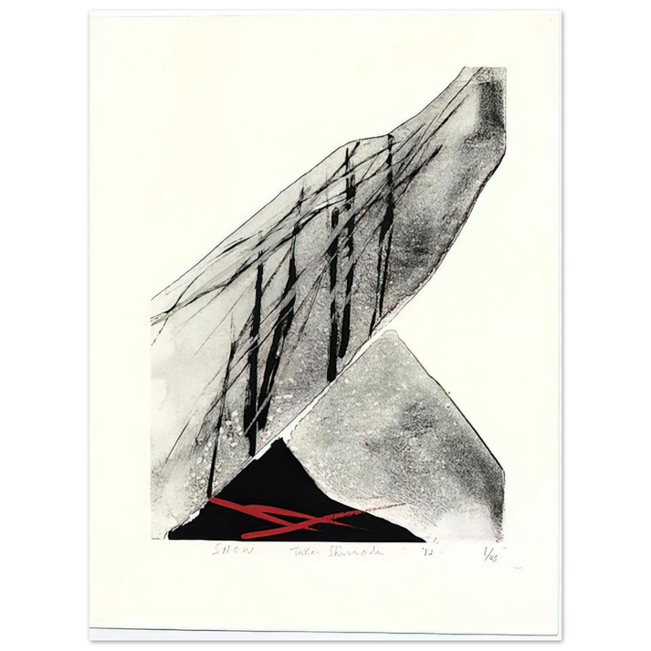 Toko Shinoda - Snow - 1982 75x100 cm / 30x40inches Fine Art Poster