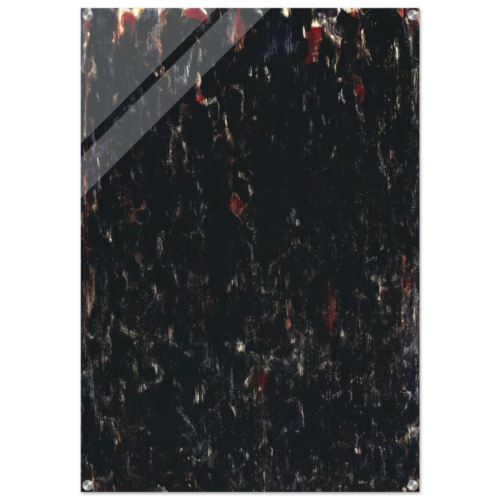 Untitled Black Clouds - Sam Francis Acrylic Print - 70x100 cm / 28x40″ inches