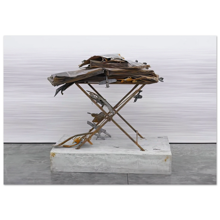 DAT ROSA MIEL APIBUS 2009 - Anselm Kiefer Brushed Aluminum Print - 70x100 cm / 28x40 inches | Anselm Kiefer Aluminum Print | Anselm Kiefer Prints