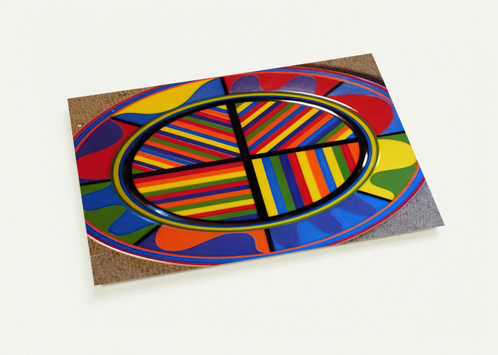 Lines in Four Directions By Sol LeWitt Pack of 10 Post Cards | Sol LeWitt Post Cards | A6 (10.5 x 14.8 cm) - 4.1 x 5.8 inches