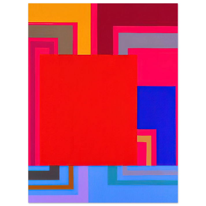Peter Halley - Condition - 2002 75x100 cm / 30x40inches Fine Art Poster