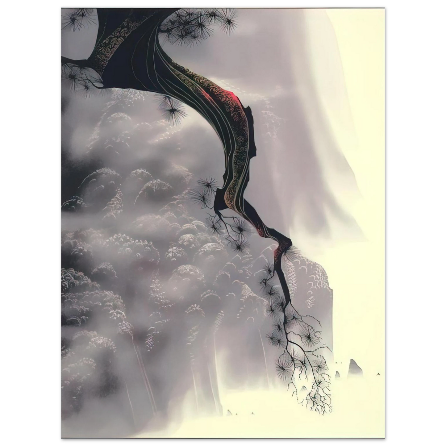 Eyvind Earle - Through the Fog Fine Art Poster - Default Title