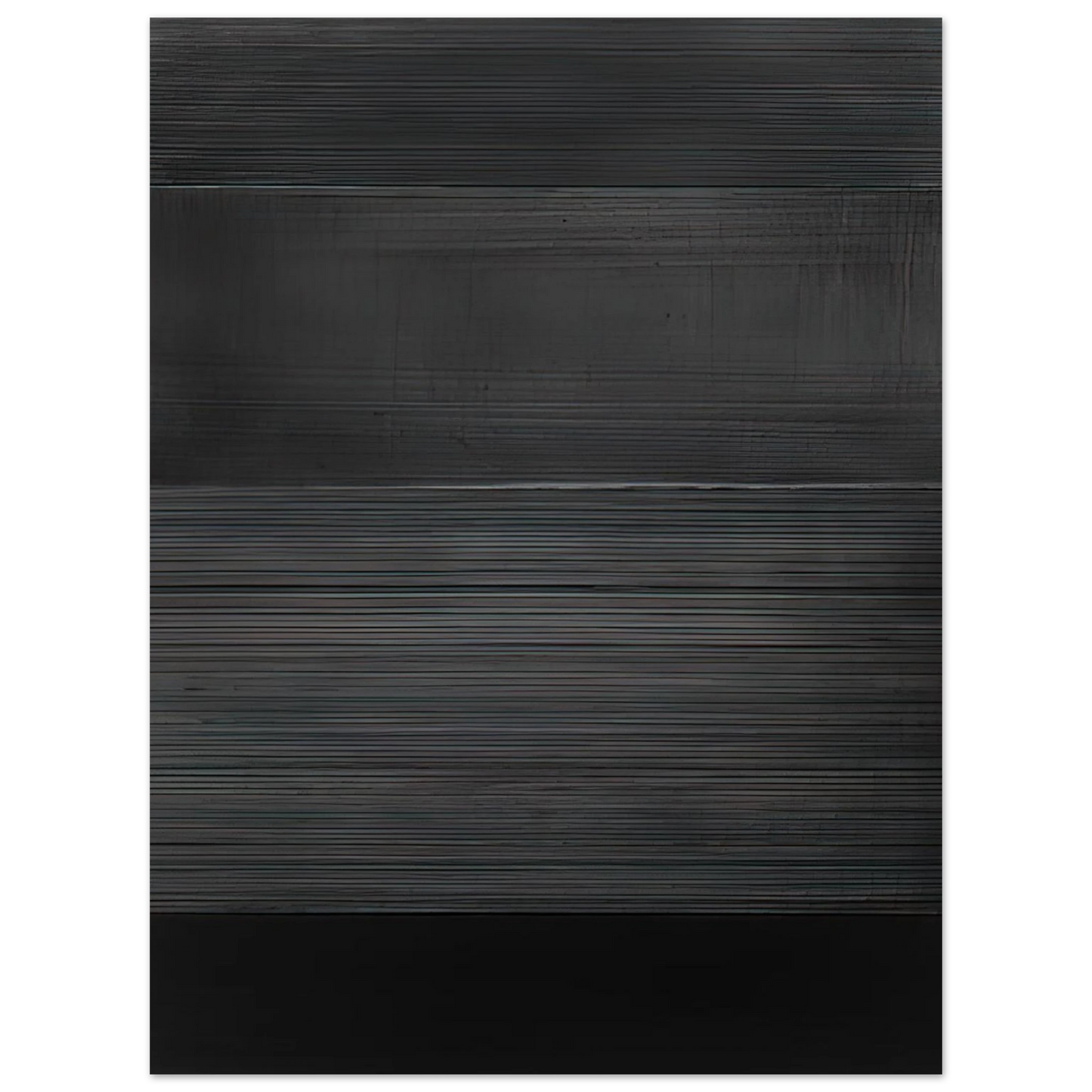 Pierre Soulages - Peinture 324 x 181 cm, 17 novembre 2008 - 2008 Fine Art Poster - Default Title