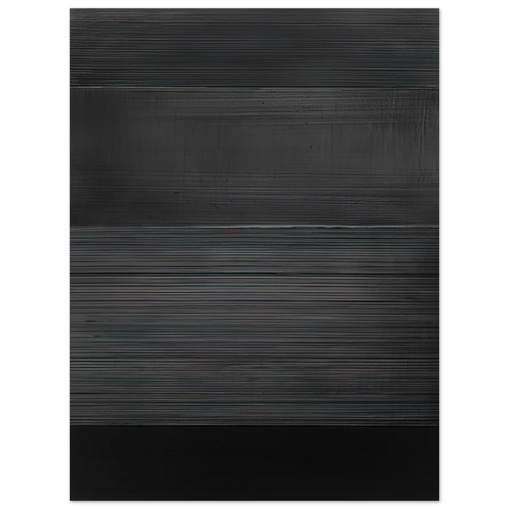 Pierre Soulages - Peinture 324 x 181 cm, 17 novembre 2008 - 2008 75x100 cm / 30x40inches Fine Art Poster