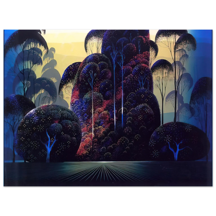 Eyvind Earle - Mendocino 75x100 cm / 30x40inches Fine Art Poster