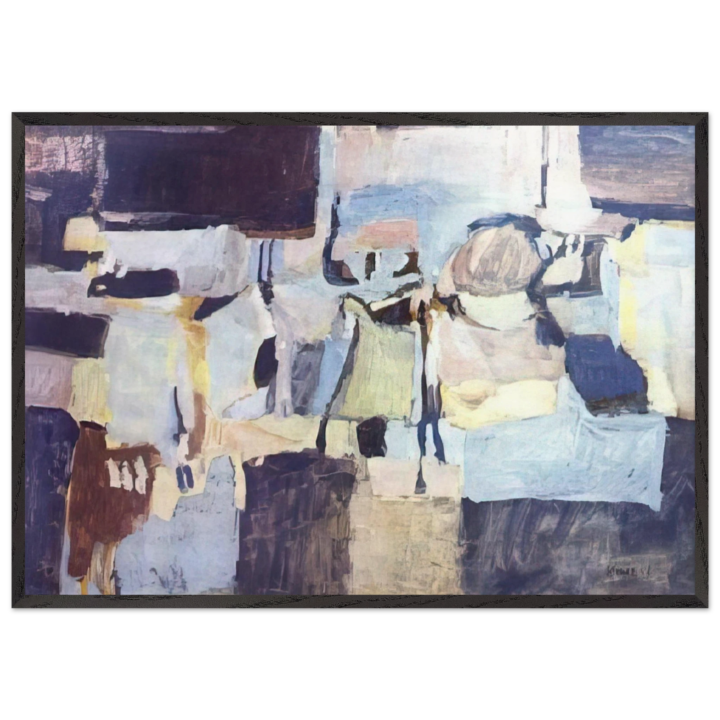 Pintura - 1958 - Menez Framed Art Print – Black Wooden Frame - Default Title - -Framed Art Print